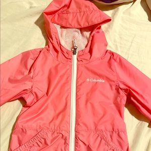 Toddler girls Columbia rain jacket